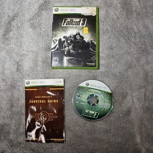 Fallout 3 Xbox 360 Complete In Box CIB With Manual Tested And Working  Read